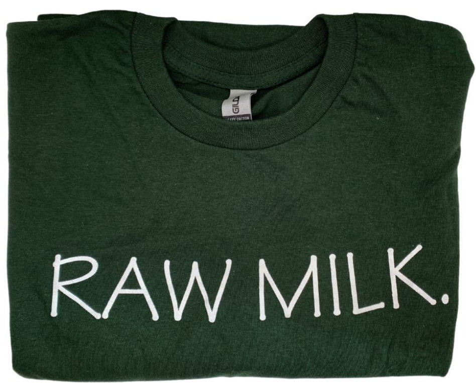 Raw Milk T-Shirt : Sizes S-3XL